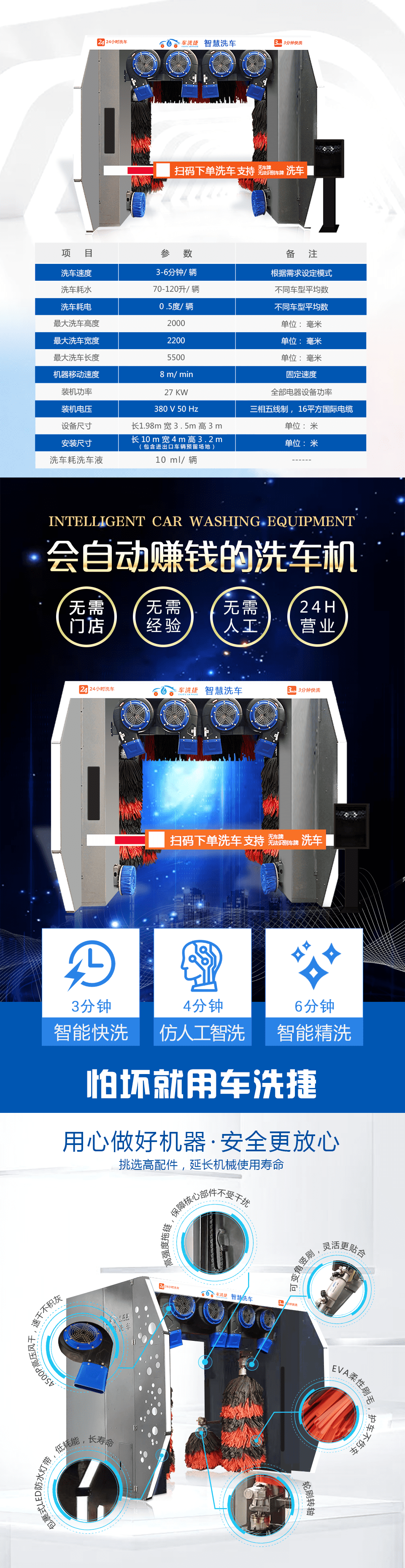 洗车机参数